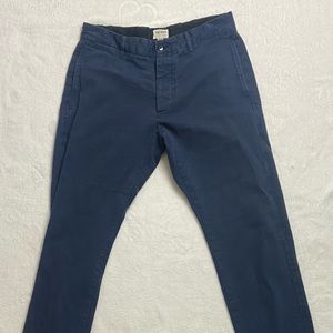 Todd Snyder Japanese Selvedge Chino In Navy Blue 32x30